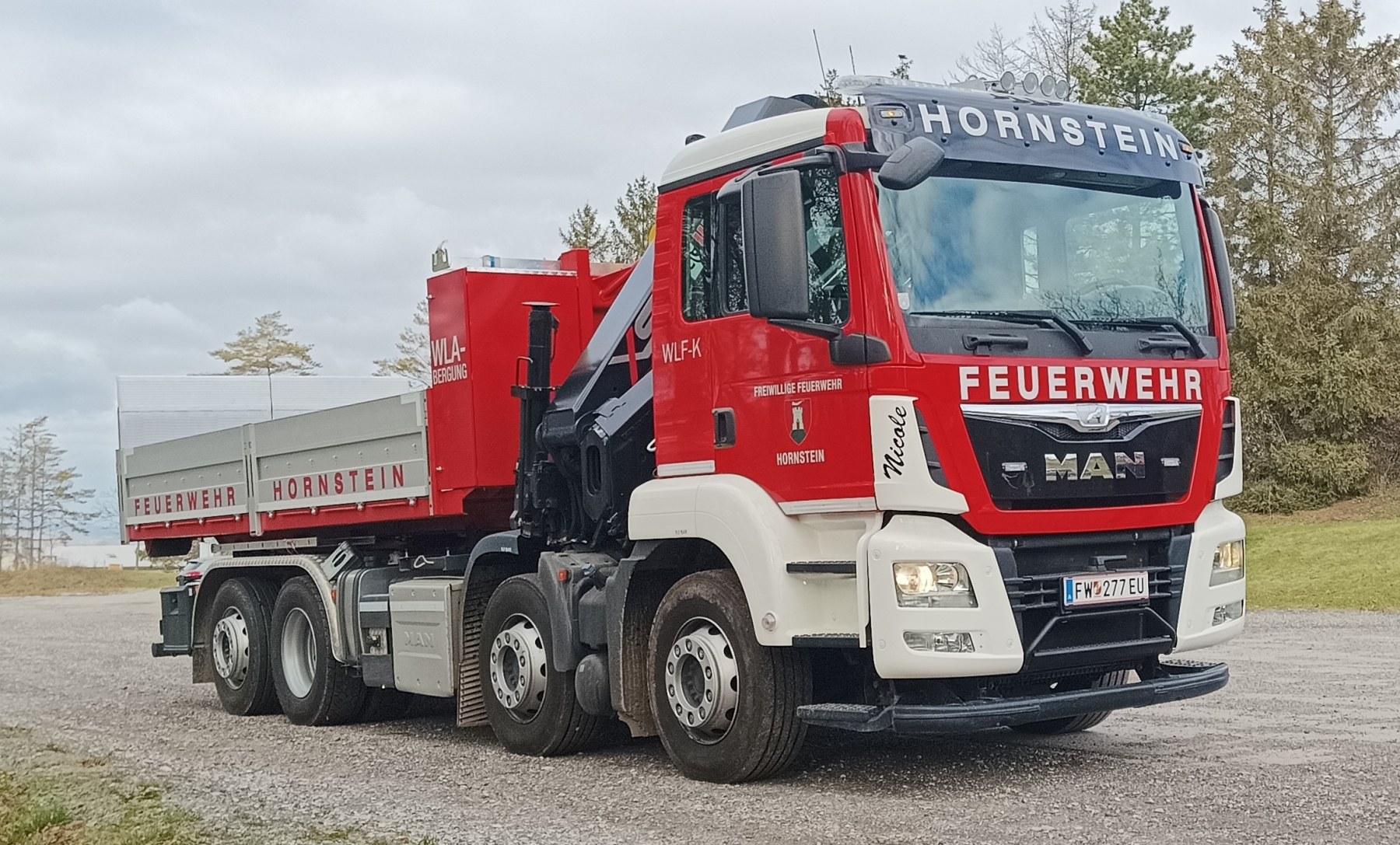 WLF-K – Wechselladerfahrzeug der Freiwilligen Feuerwehr Hornstein