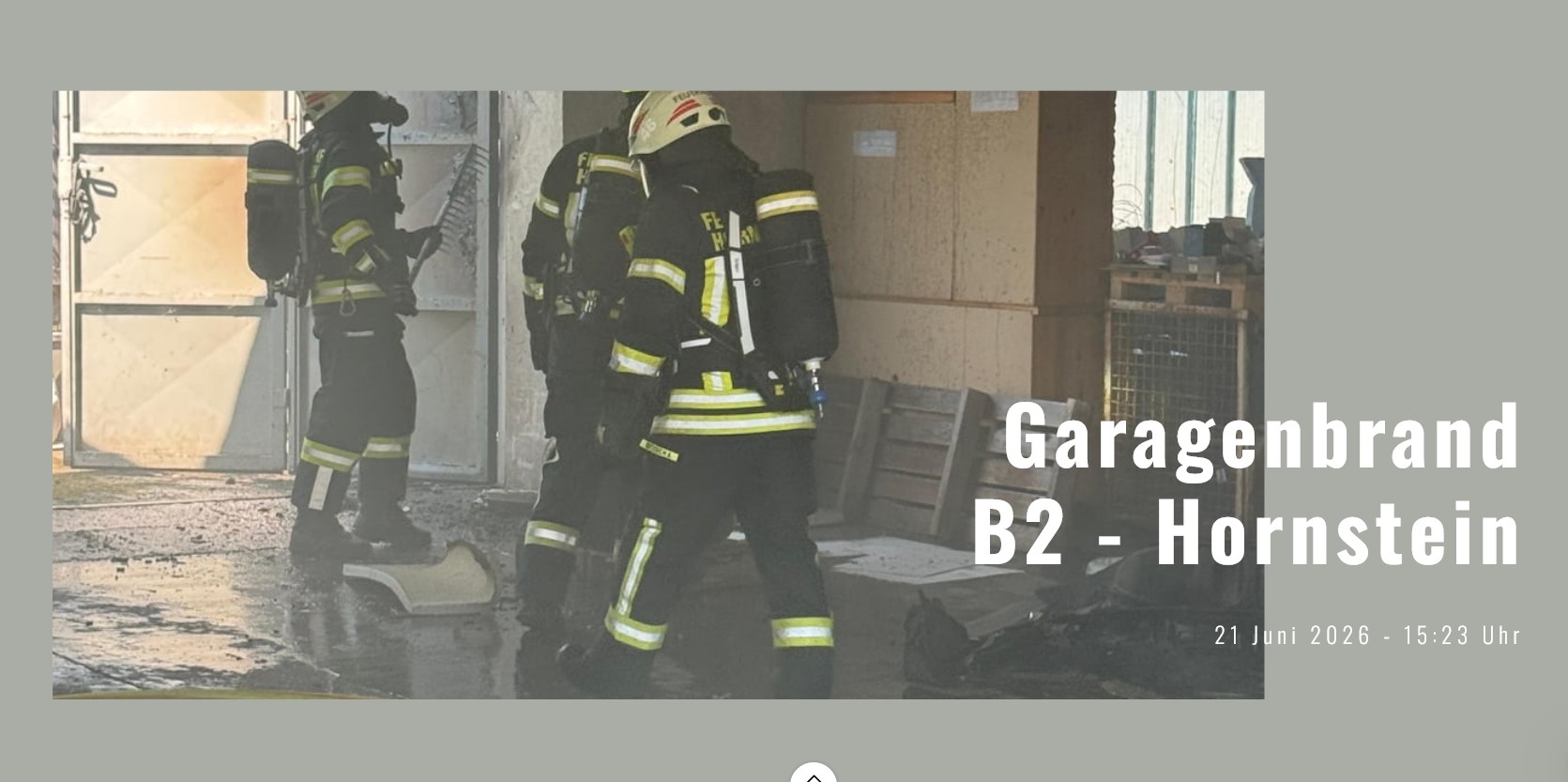Garagenbrand