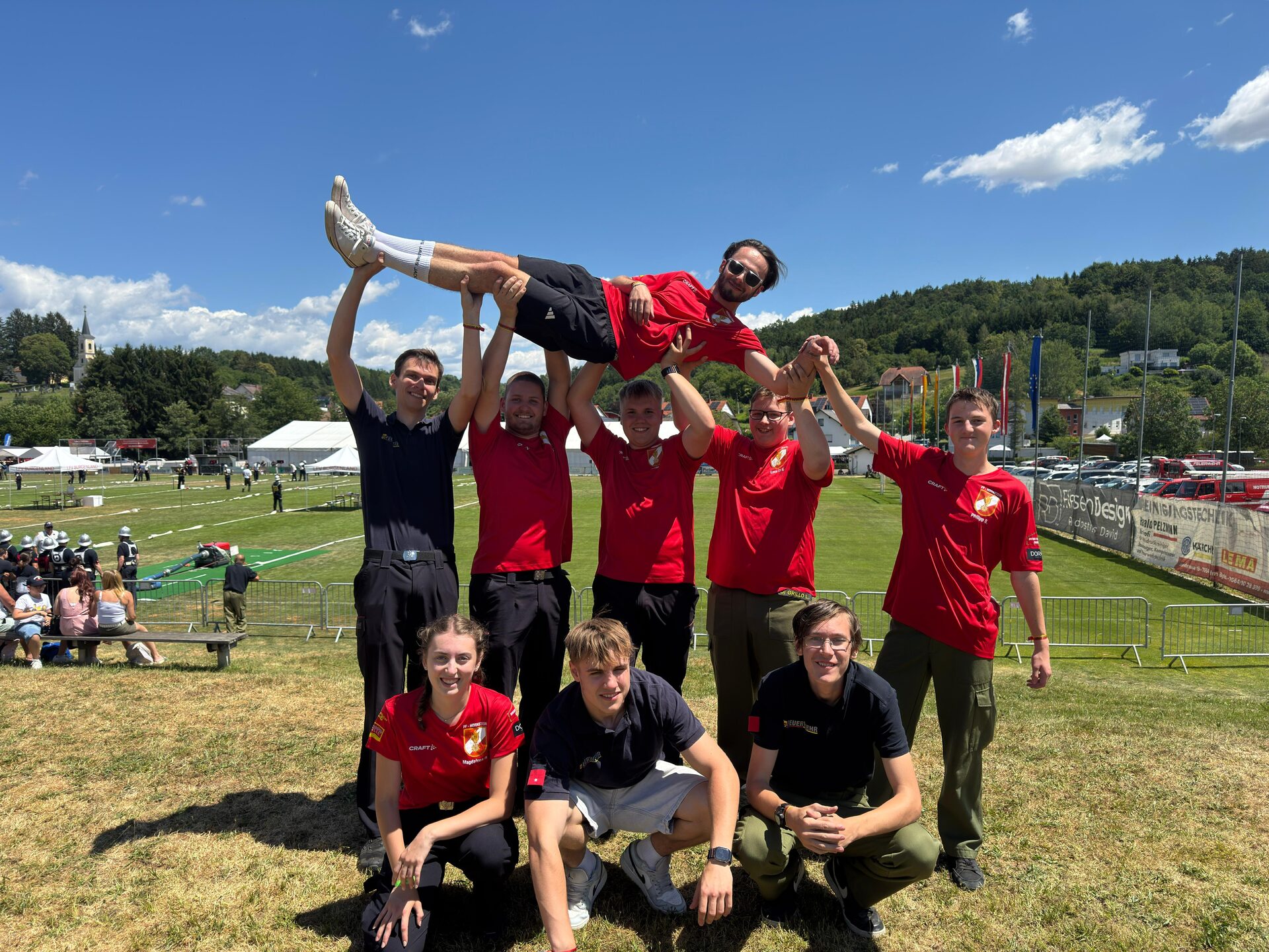 Wettkampfgruppe der Freiwilligen Feuerwehr Hornstein