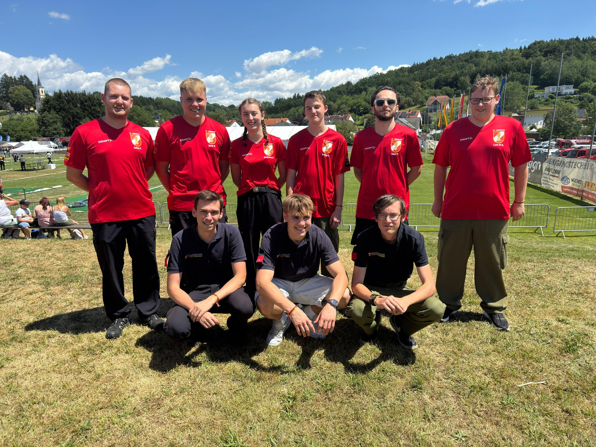 Wettkampfgruppe der Freiwilligen Feuerwehr Hornstein