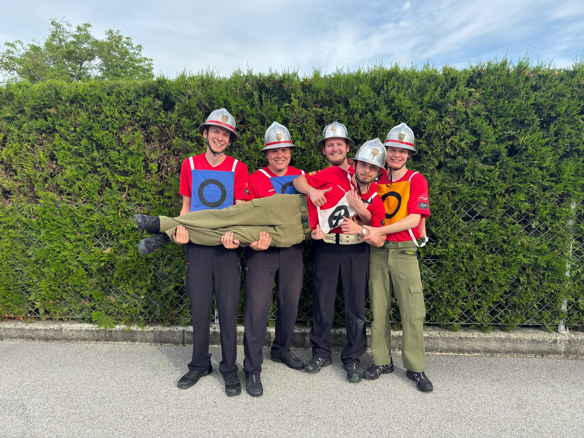 Wettkampfgruppe der Freiwilligen Feuerwehr Hornstein